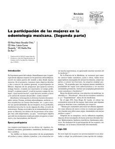 La participación de las mujeres en la odontología mexicana
