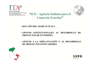 ICE - Agencia Italiana para el Comercio Exterior