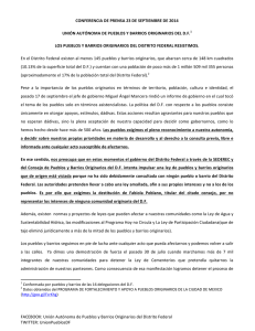 FACEBOOK: Unión Autónoma de Pueblos y Barrios Originarios del
