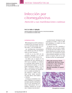 Infección por citomegalovirus