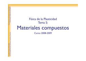 Materiales compuestos - Departamento de Ciencia de Materiales