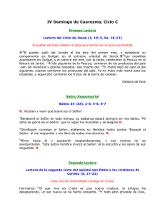 IV Domingo de Cuaresma, Ciclo C. San Lucas 15, 1–3. 11–32