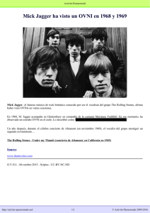 Mick Jagger ha visto un OVNI en 1968 y 1969 - Activité