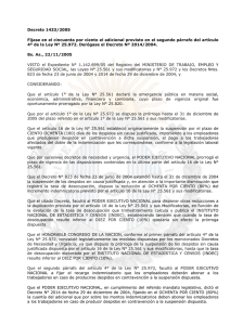 Decreto Nº 1433/2005