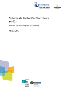 SLE 4.02 Manual usuario para licitadores