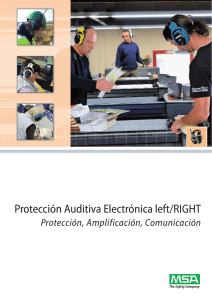 Protección Auditiva Electrónica left/RIGHT