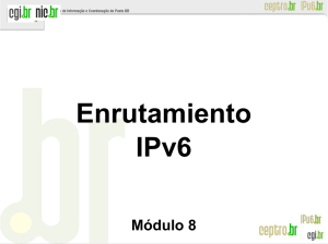 Enrutamiento IPv6
