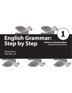 English Grammar - Tenaya Press