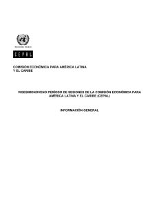 Información general - Comisión Económica para América Latina y el