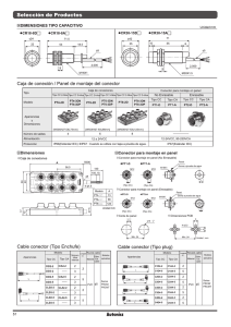 Sensores (Dimensiones Tipo Capacitivo)