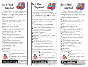 Reading to Kids