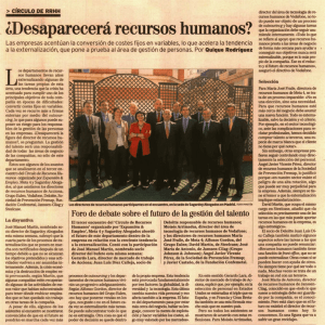 ¿Desaparecerá recursos humanos?