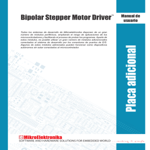 Bipolar Stepper Motor Driver Manual de usuario