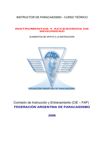 Accesorios - Federacion Argentina de Paracaidismo