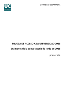 Junio 2016 - Universidad de Cantabria
