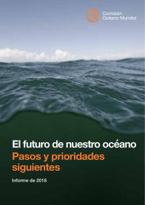 El futuro de nuestro océano Pasos y prioridades siguientes