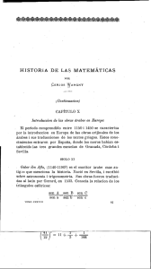 historia de las matemáticas - Anales de la Universidad de Chile