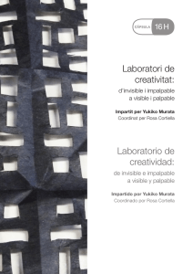 Laboratori de creativitat: Laboratorio de creatividad