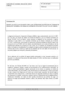 Decreto modificación estatutos Agencia IDEA agosto 2014