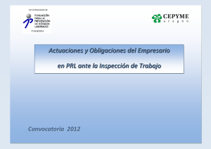 Actuaciones y Obligaciones del Empresario en