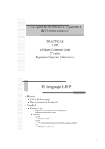 El lenguaje LISP