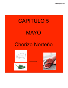 CAPITULO 5 MAYO Chorizo Norteño