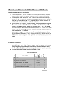 Información general del Intercambio Córdoba