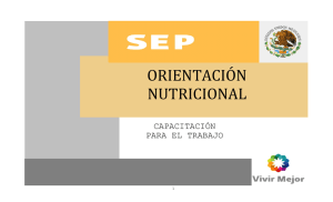 orientación nutricional - Gestión, Transferencia y Comercialización
