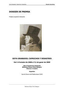 Goya Grabados: Caprichos y Desastres