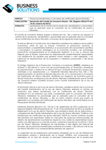 www.businesssolutions.ec Página 1 de 3 NOTICIA: Productos