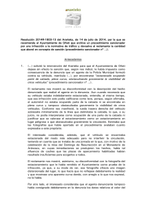Resolución 2014R-1803-13 del Ararteko, de 14 de julio de 2014