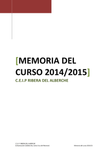 memoria del curso 2014/2015