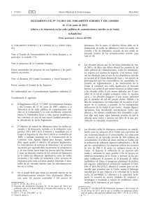 Reglamento (UE) no 531/2012 del Parlamento Europeo y