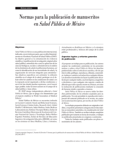 Salud Pública de México - Instituto Nacional de Salud Pública
