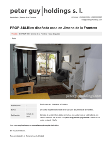 PROP-348.Bien diseñada casa en Jimena de la Frontera