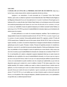 118-1-2012 CAMARA DE LO CIVIL DE LA PRIMERA SECCION DE