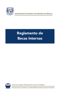 Reglamento de Becas Internas