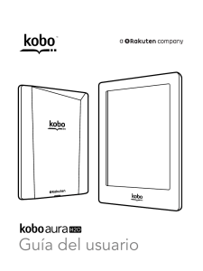 Guía del usuario de Kobo Aura H2O