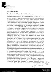 Page 1 CORTE CONSTITUCIONAL DEL ECUADOR Caso Nº. 0829