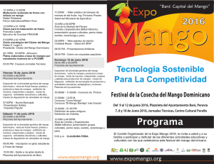 Programa - ExpoMango - "Baní: Capital del Mango"