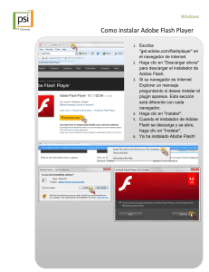 Como instalar Adobe Flash Player