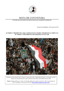 Actores y prospectiva del conflicto en Yemen - Inicio