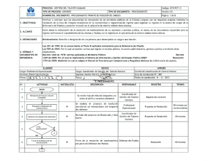 Mi NOMBRE DEL DOCUMENTO: PROCEDIMIENTO TRÁMITE DE