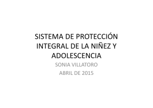 Sistema de protección integral de la niñez y adolescencia