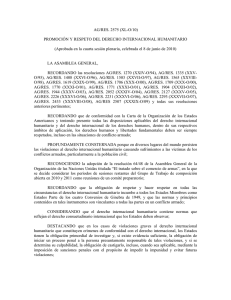 AG/RES. 2575 (XL-O/10) PROMOCIÓN Y RESPETO DEL