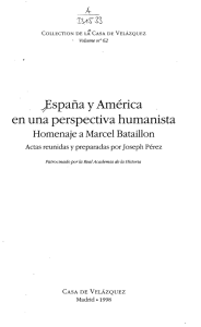 Espana y America en una perspectiva humanista