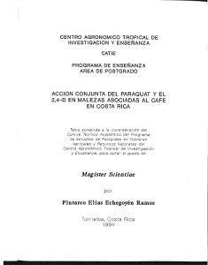 Page 1 CENTRO AGRONOMCO TROPICAL DE NVESTIGACON Y