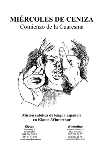 miércoles de ceniza - Misiones Catolicas de lengua española