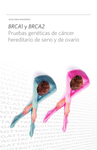 BRCA1 y BRCA2 Pruebas genéticas de cáncer hereditario de seno