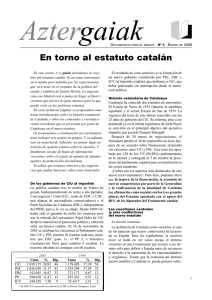 En torno al estatuto catalán